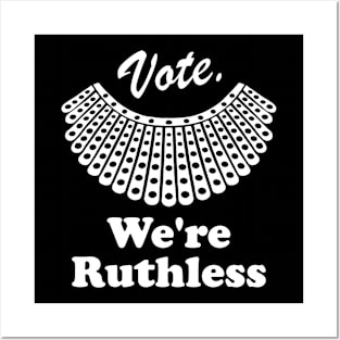 Vote We're Ruthless Feminist Women Vol.3 Posters and Art